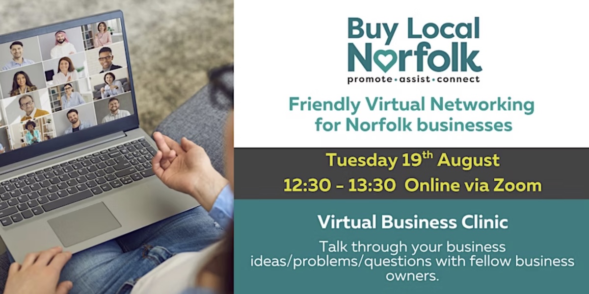 Buy Local Norfolk August 2025 virtual networking