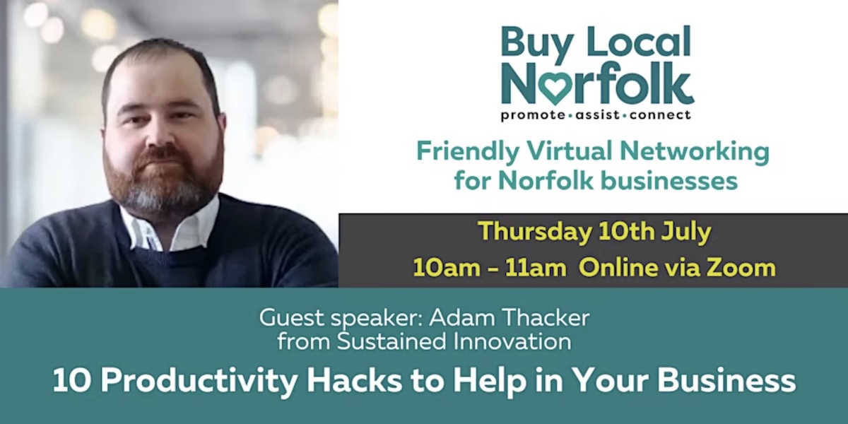 Buy Local Norfolk July 2025 virtual networking